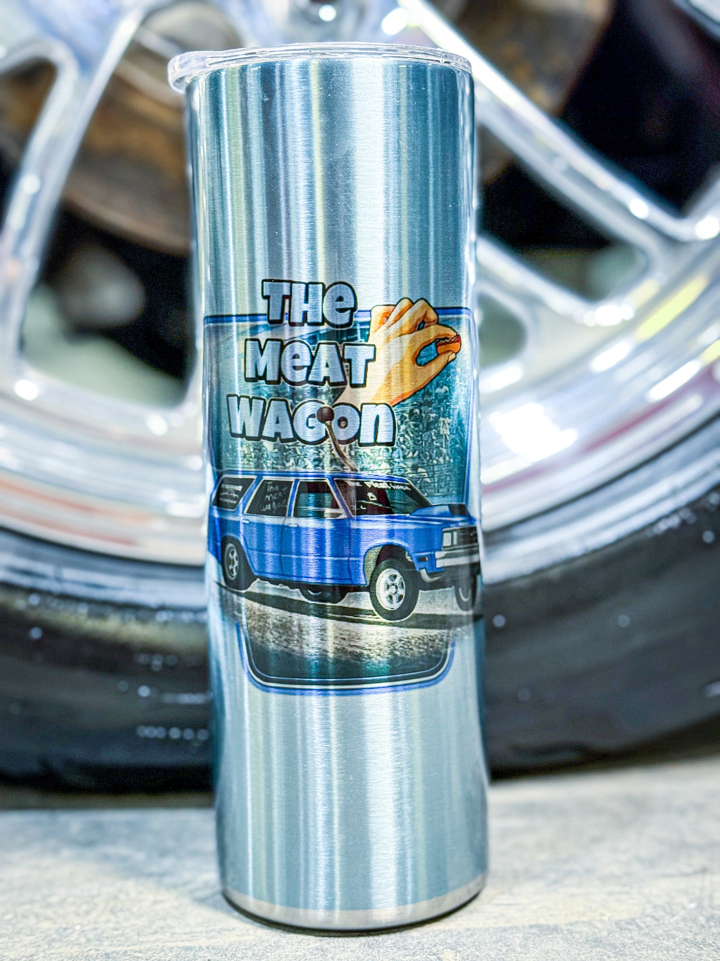 Meat Wagon Tumbler Cups